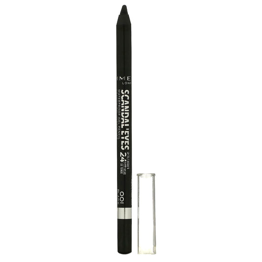 Rimmel London-Scandal'Eyes-Waterproof Gel Pencil-001 Black-0.04 oz (1.3 g)