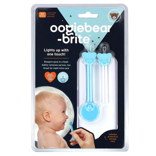 oogiebear-Brite-Baby Booger Remover-Nighttime LED Light-0+ Months-3 Piece Kit