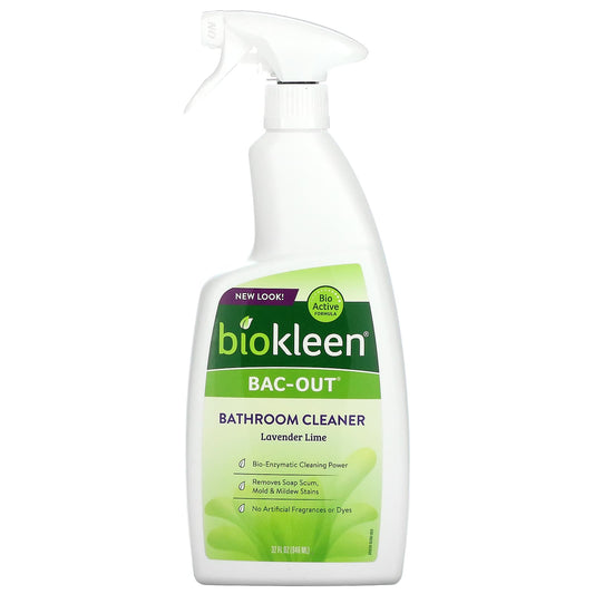 Biokleen-Bac Out-Bathroom Cleaner-Lavender Lime-32 fl oz (946 ml)