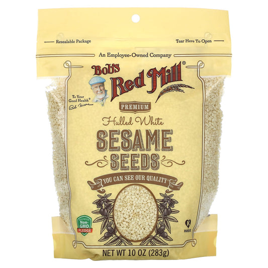 Bob's Red Mill-Hulled White Sesame Seeds-10 oz (283 g)