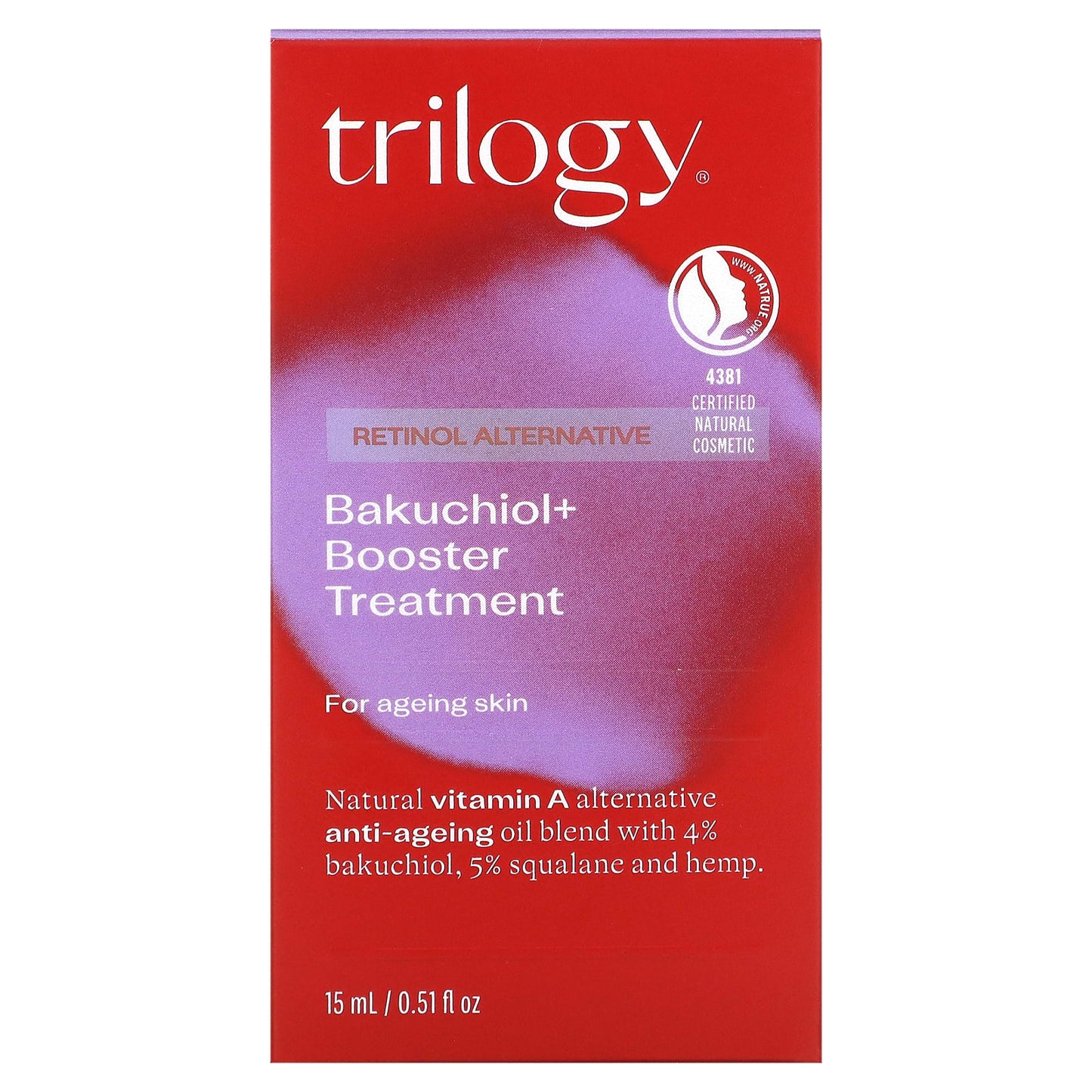 Trilogy, Bakuchiol + Booster Treatment, 0.51 fl oz (15 ml)