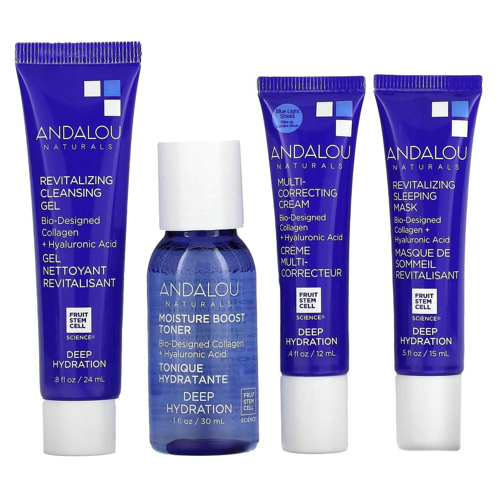 Andalou Naturals-The Deep Hydration Routine Set-4 Piece Set