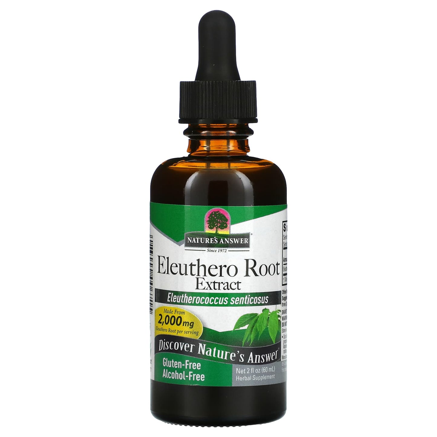 Nature's Answer-Eleuthero Root Extract-Alcohol-Free-2,000 mg-2 fl oz (60 ml)