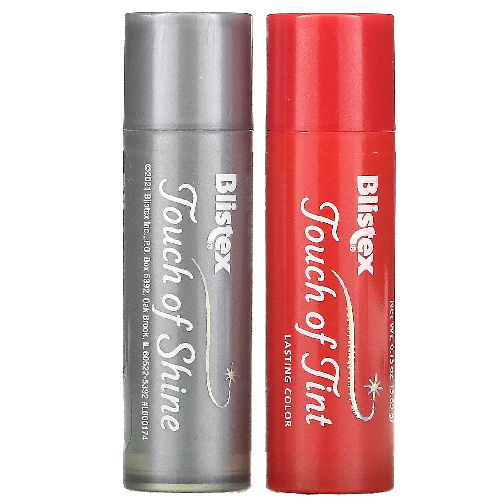 Blistex-Lip Expressions-Lip Moisturizer-Touch of Shine/Tint-2 Sticks-0.13 oz (3.69 g) Each