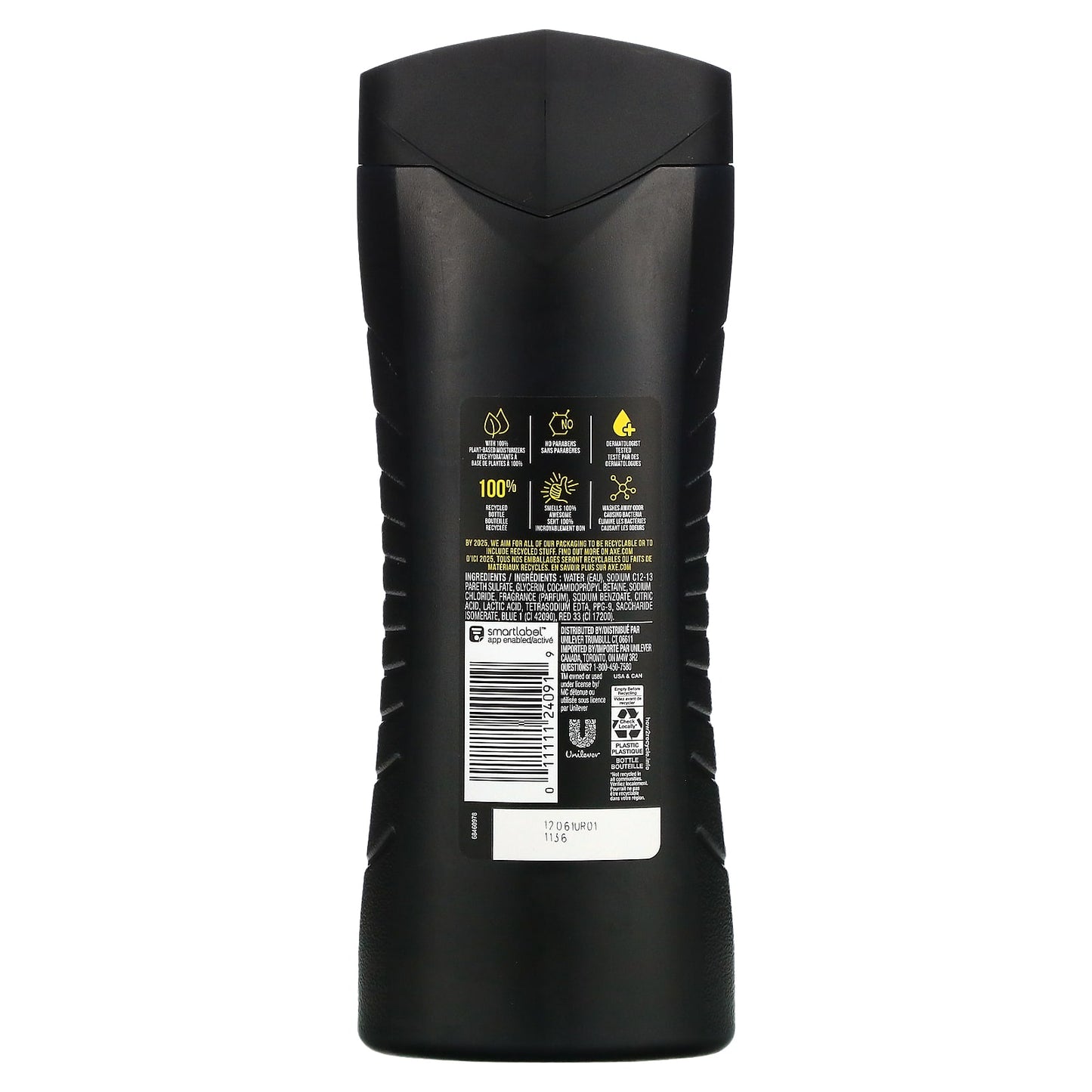 Axe, Excite Body Wash, Crisp Coconut & Black Pepper, 16 fl oz (473 ml)