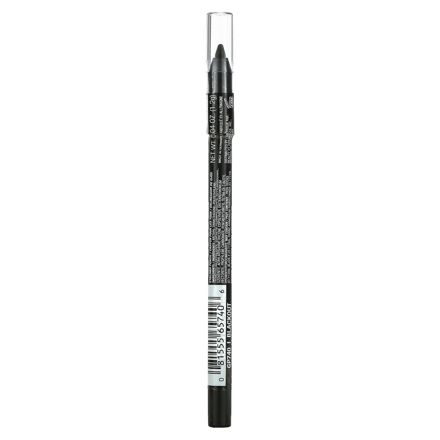 L.A. Girl, Shockwave Neon Eyeliner, Blackout, 0.04 oz (1.2 g)