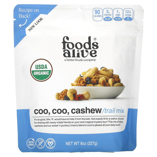 Foods Alive-Trail Mix-Coo-Coo-Cashew-8 oz (227 g)