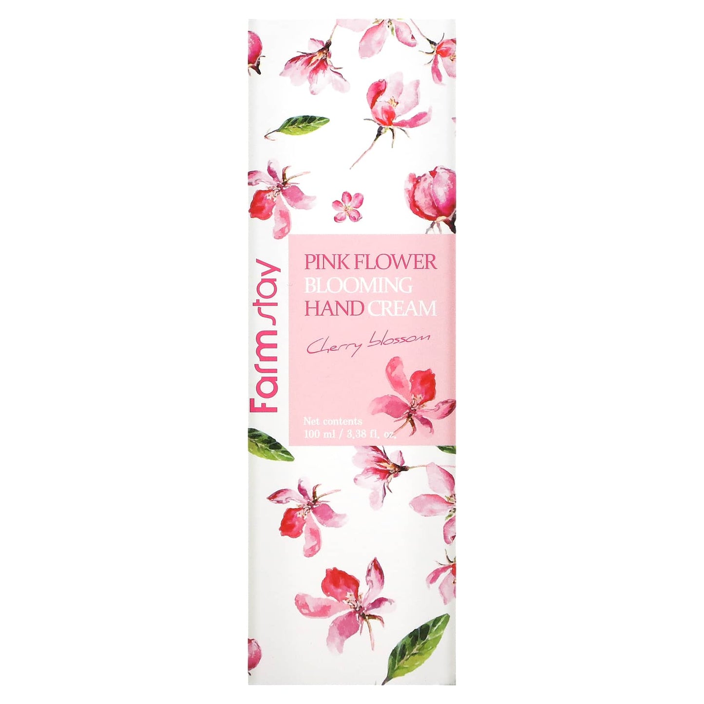 Farmstay, Pink Flower Blooming Hand Cream, Cherry Blossom, 3.38 fl oz (100 ml)