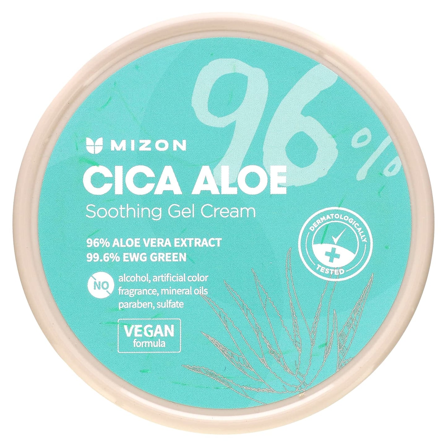 Mizon-Cica Aloe-Soothing Gel Cream-10.58 oz (300 g)