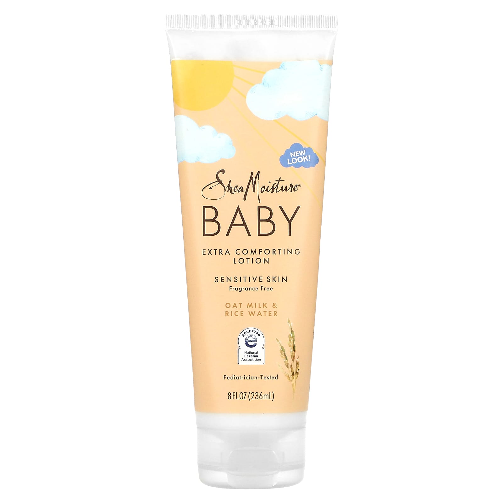 SheaMoisture-Baby-Extra Comforting Lotion-Oat Milk & Rice Water-Fragrance Free-8 fl oz (236 ml)