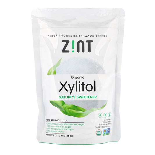 Zint-Organic Xylitol-Nature's Sweetener-16 oz (454 g)