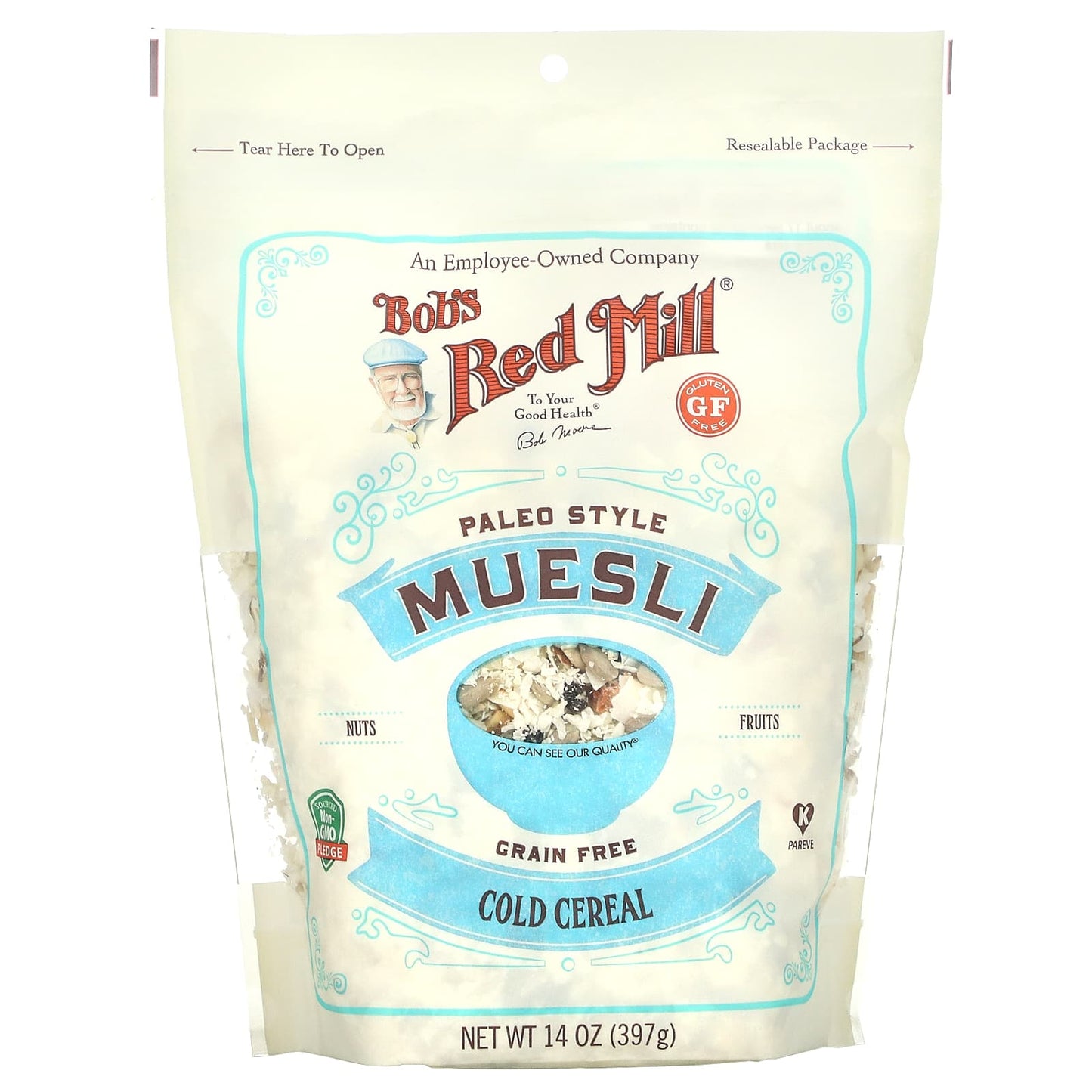 Bob's Red Mill-Muesli-Paleo Style-Gluten Free-14 oz (397 g)