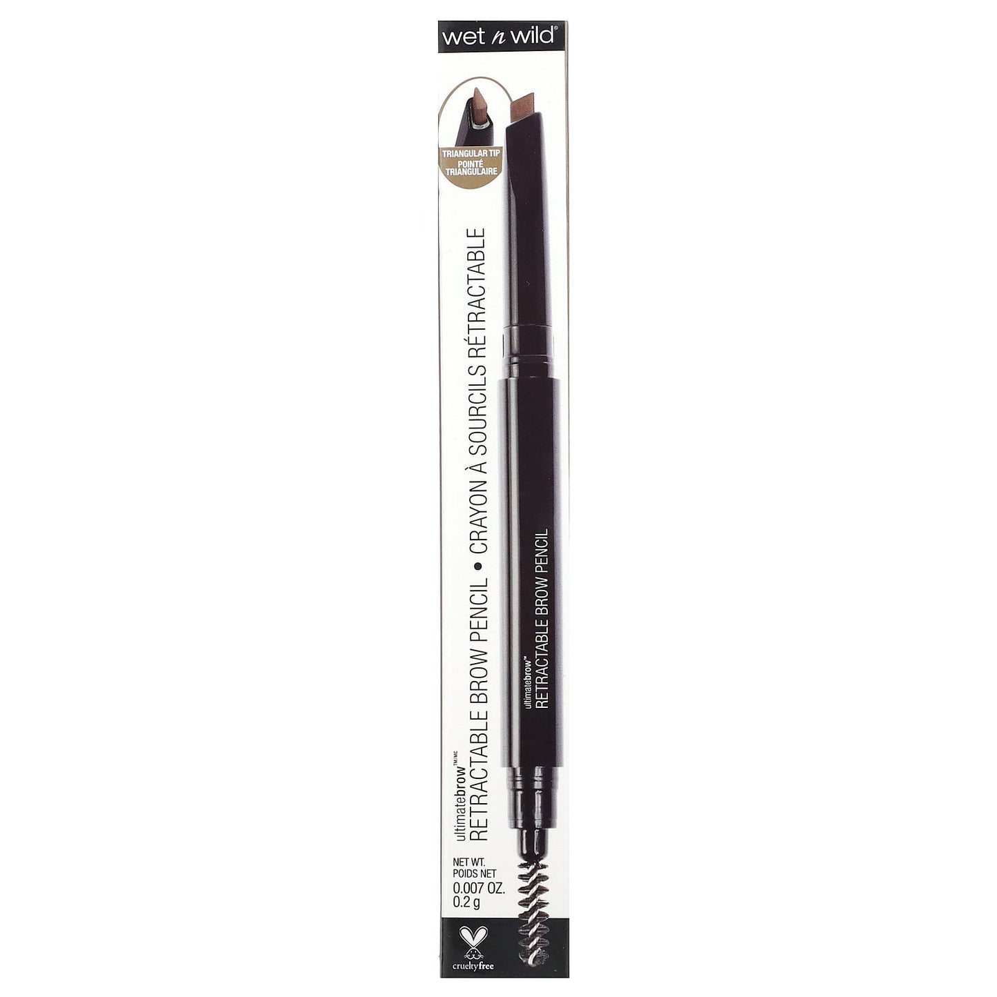 wet n wild, Ultimate Brow, Retractable Brow Pencil, Taupe, 0.007 oz (0.2 g)