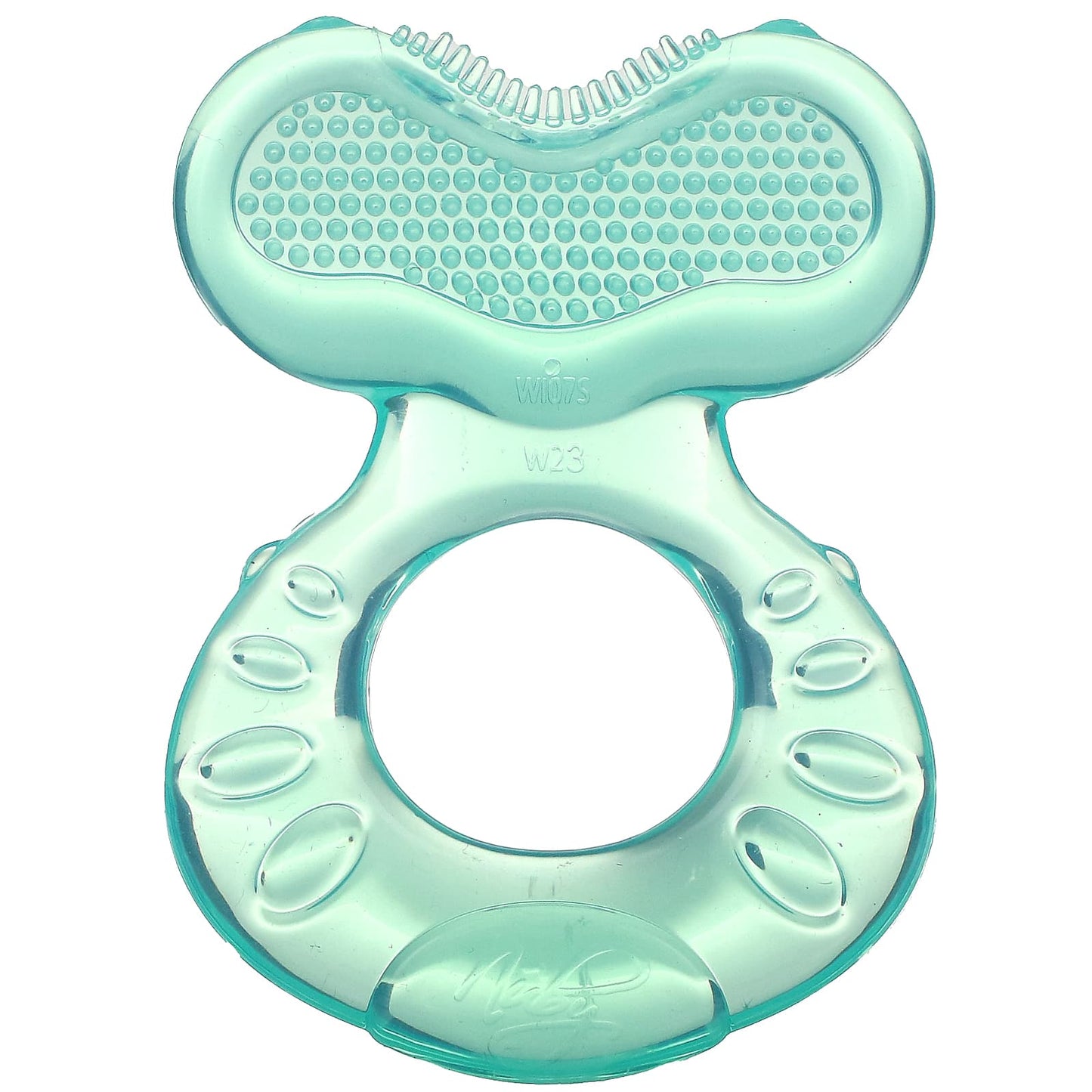 Nuby, Soothing Teether, Teeth Eez, 3+ Months, Aqua, 2 Piece Set