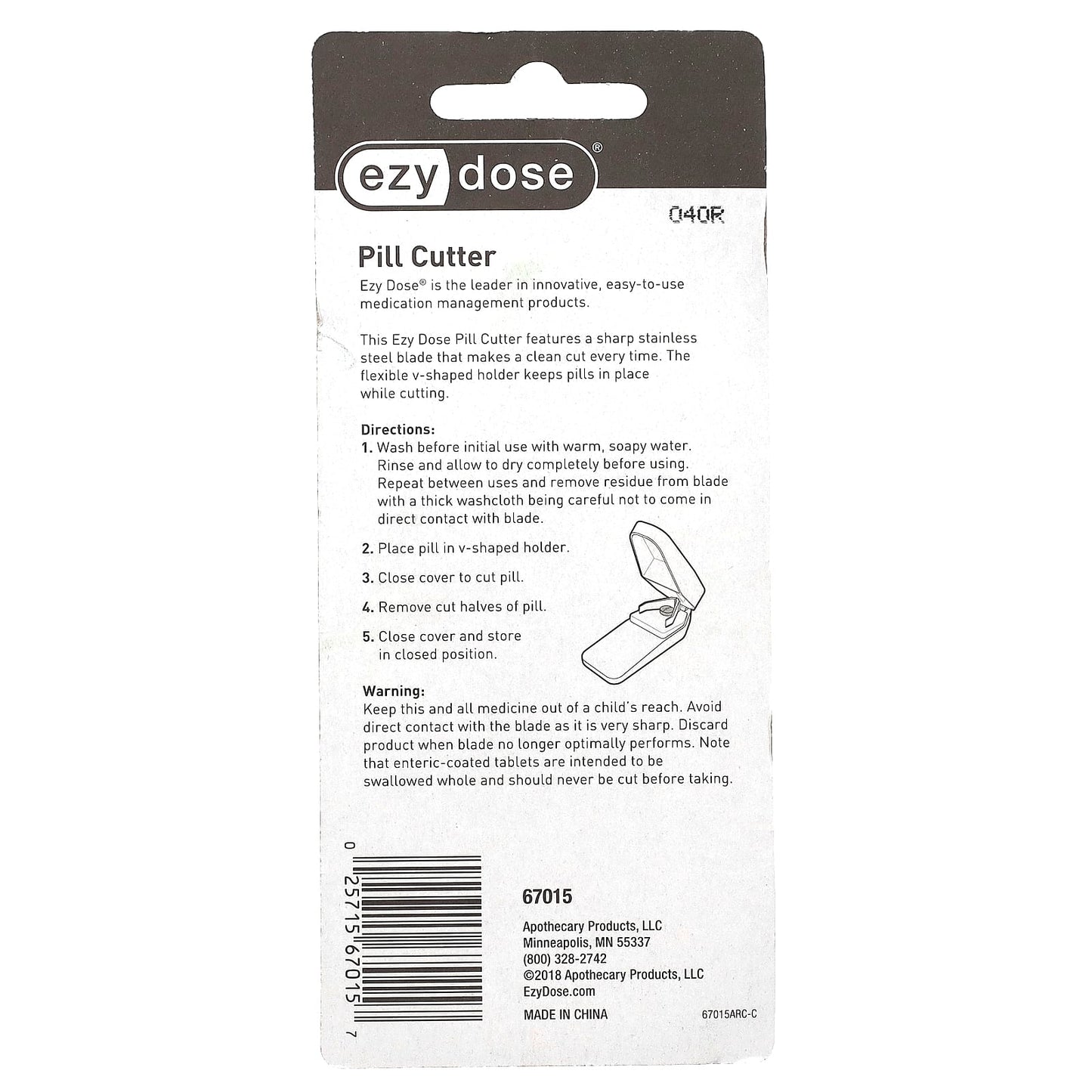 Ezy Dose, The Original Pill Cutter, 1 Count