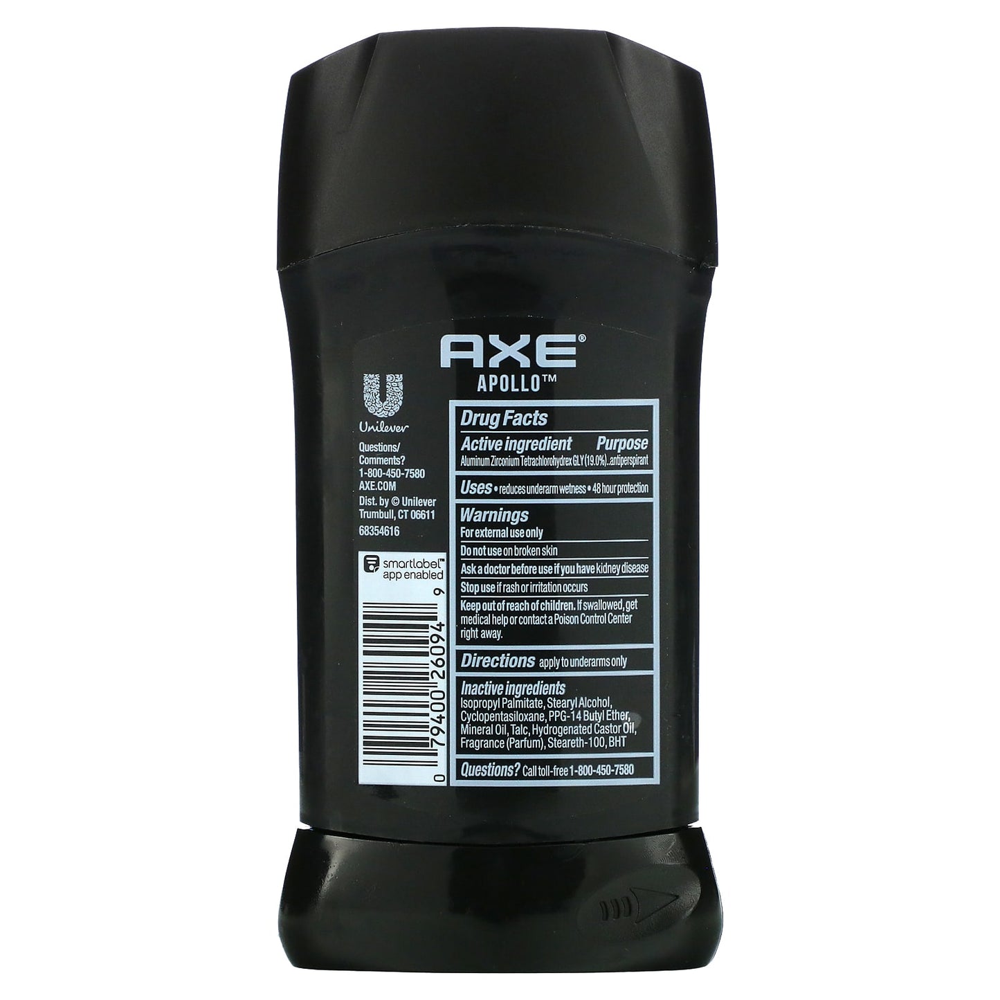 Axe, Antiperspirant, 48 Anti Sweat, Apollo, 2.7 oz (76 g)