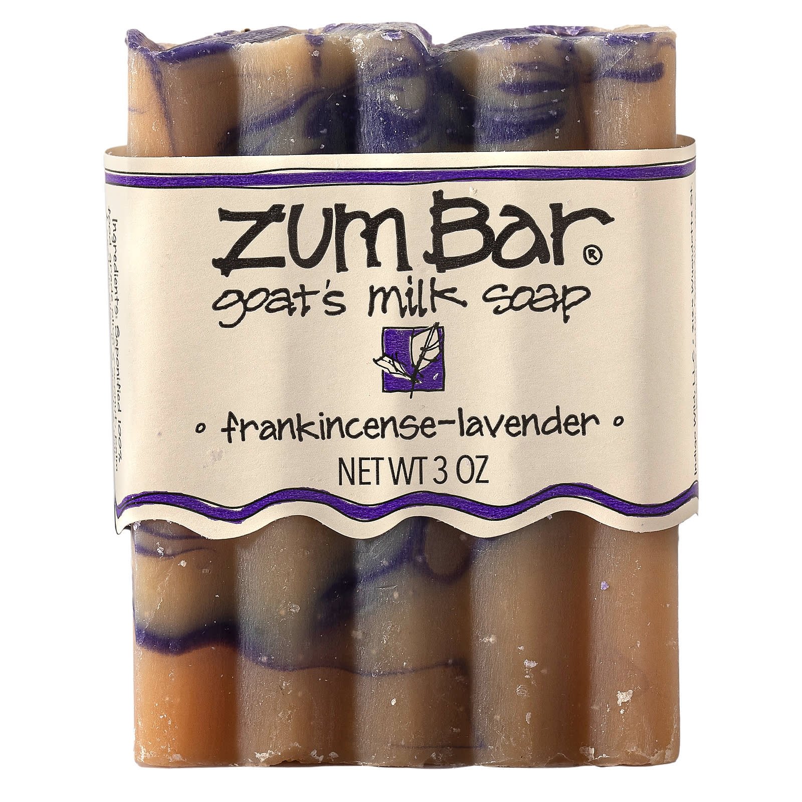 ZUM-Zum Bar-Goat's Milk Soap-Frankincense-Lavender-3 oz