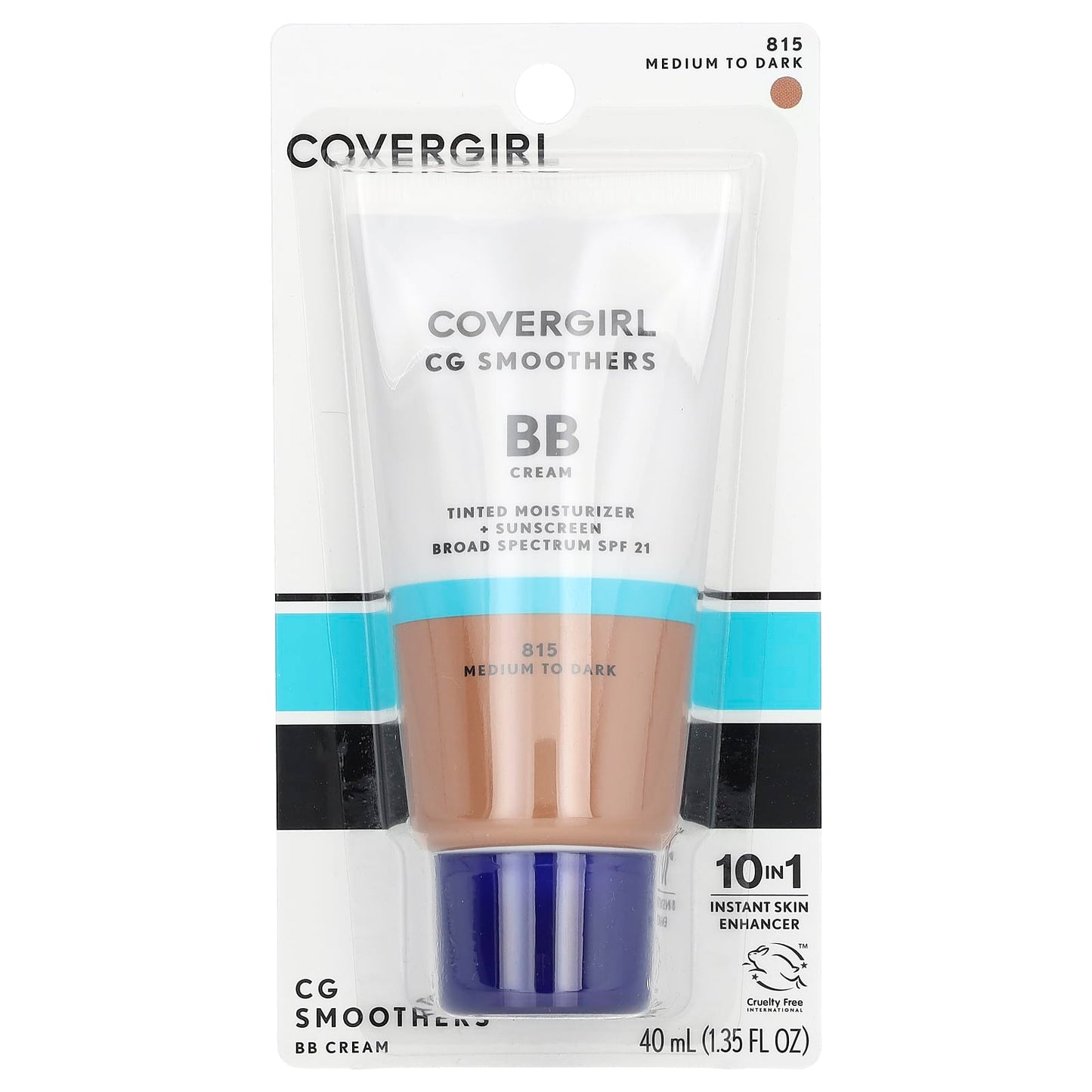 Covergirl, CG Smoothers, BB Cream, SPF 21, 815 Medium To Dark, 1.35 fl oz (40 ml)