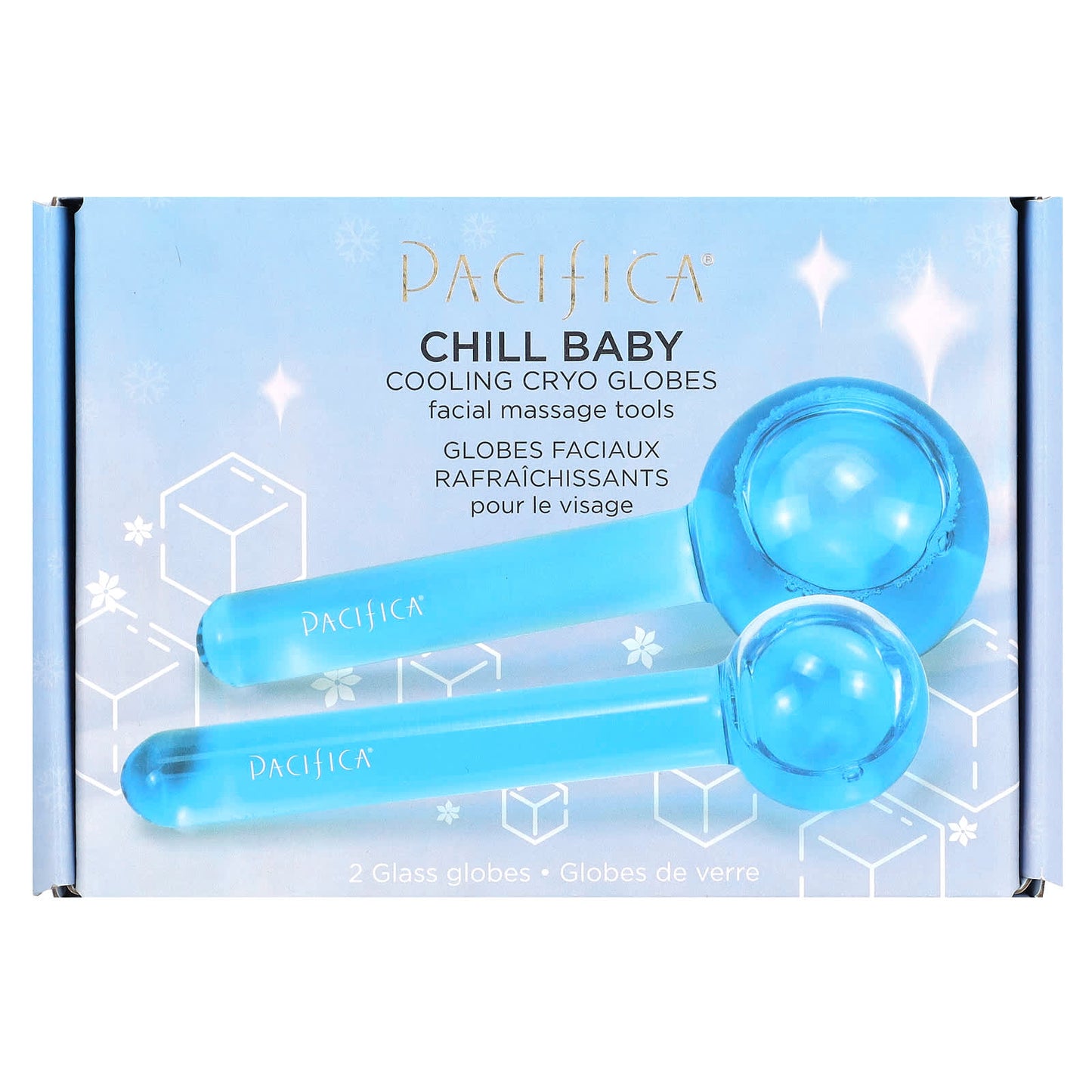 Pacifica-Chill Baby-Cooling Cryo Globe-2 Glass Globes