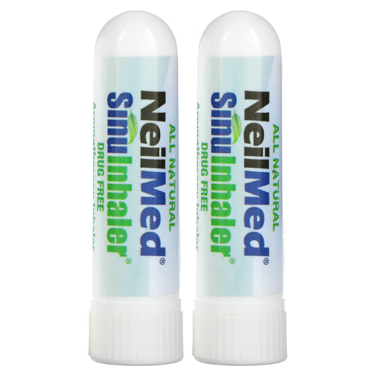 NeilMed-SinuInhaler-Aromatherapy Inhaler-Drug Free-2 Inhalers-0.014 oz (0.4 g)