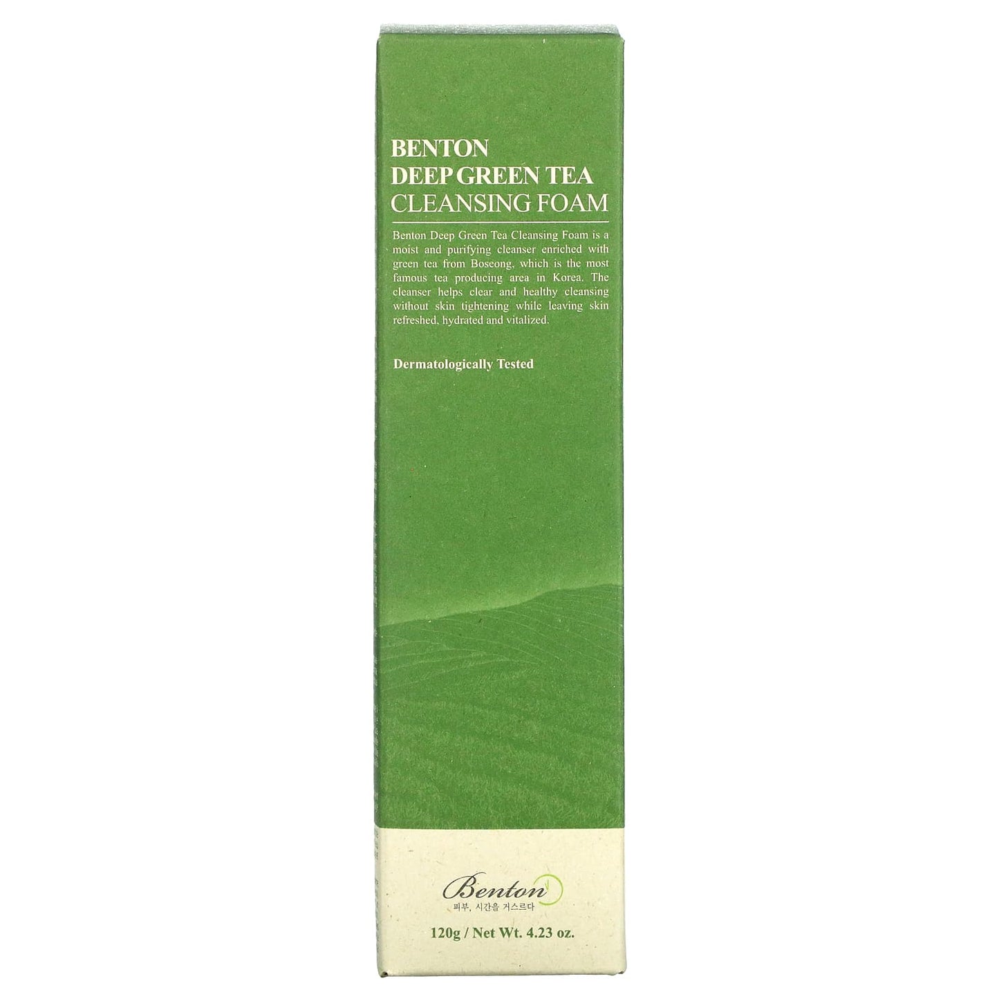 Benton, Deep Green Tea Cleansing Foam, 4.23 oz (120 g)