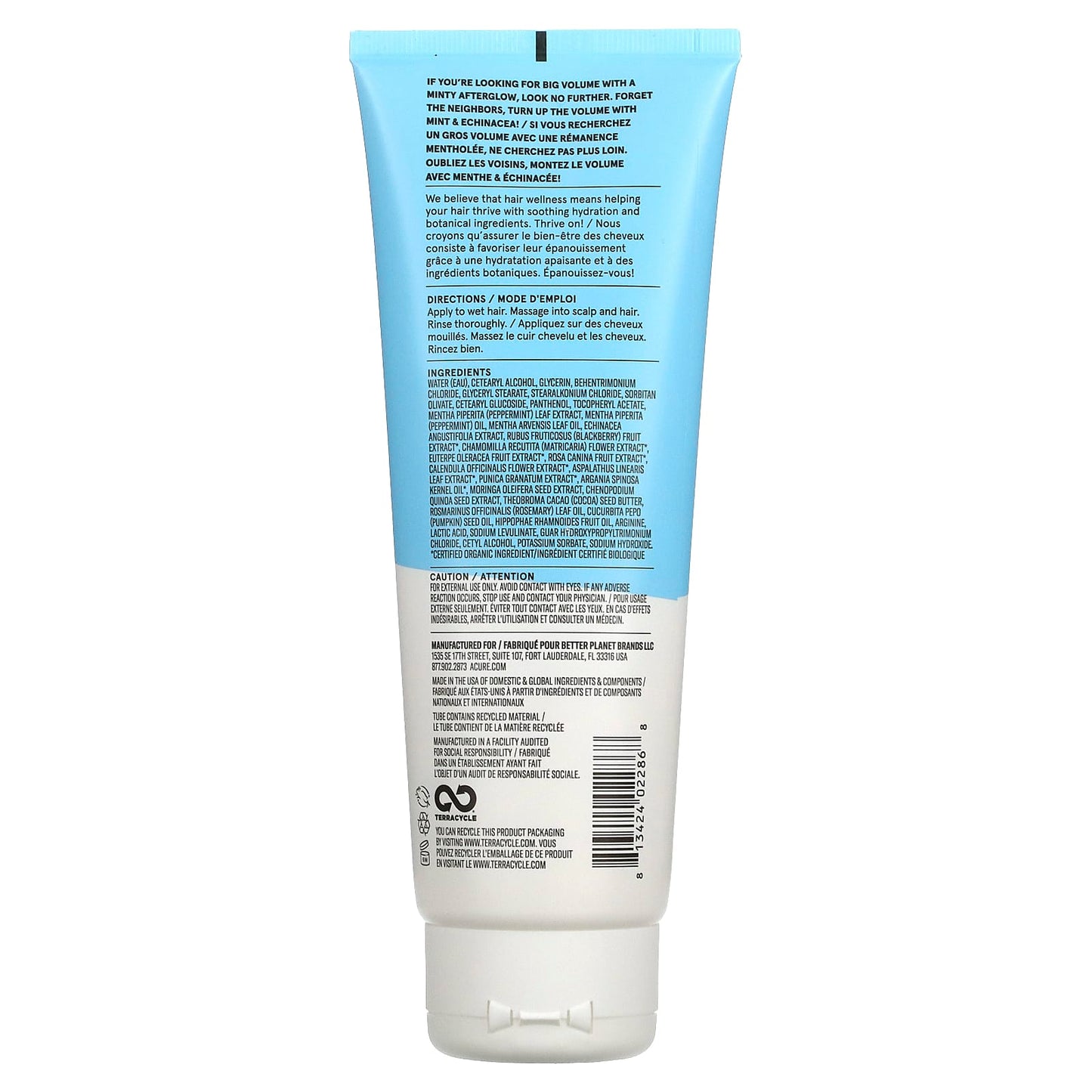 Acure, Vivacious Volume Conditioner, Mint & Echinacea, 8 fl oz (236 ml)