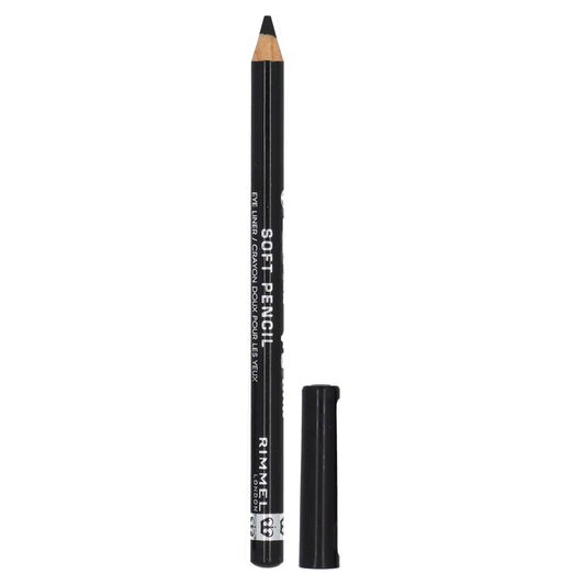 Rimmel London-Soft Pencil Eyeliner-061 Jet Black-0.04 oz (1.2 g)