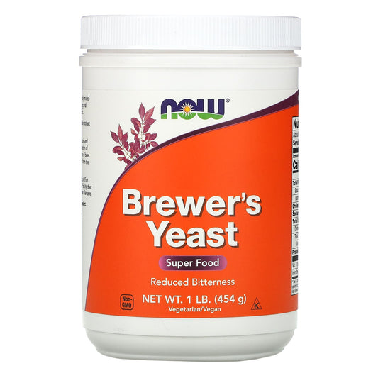 NOW Foods-Brewer's Yeast-Super Food-1 lb (454 g)