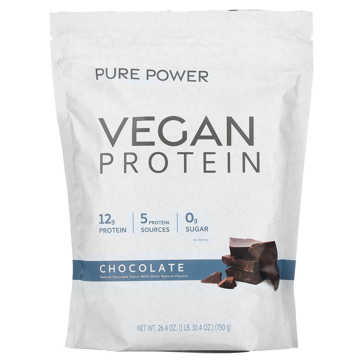 Dr. Mercola-Pure Power-Vegan Protein-Chocolate-1 lb 10.4 oz (750 g)