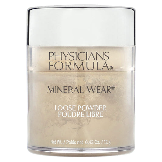 Physicians Formula-Mineral Wear-Loose Powder-Translucent Light -0.42 oz (12 g)