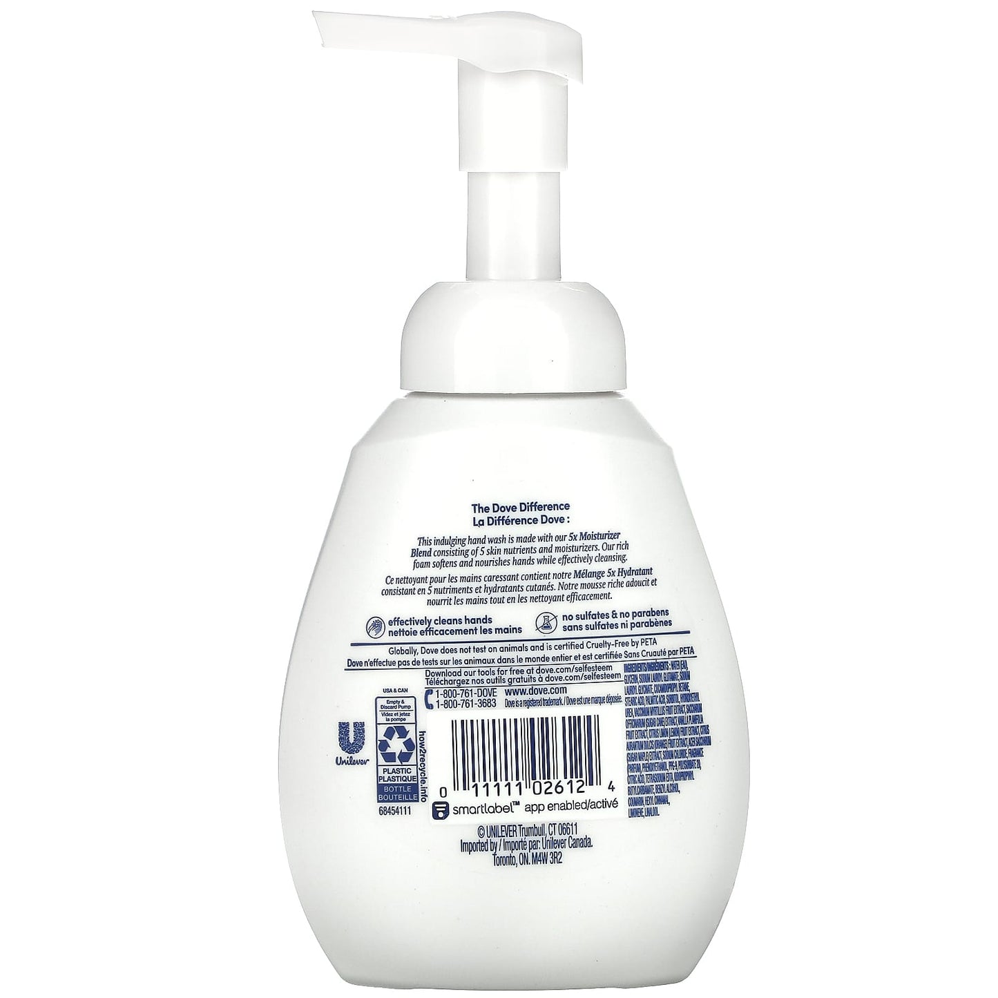 Dove, Nourishing Foaming Hand Wash, Warm Vanilla & Sugar Cane, 10.1 fl oz (300 ml)