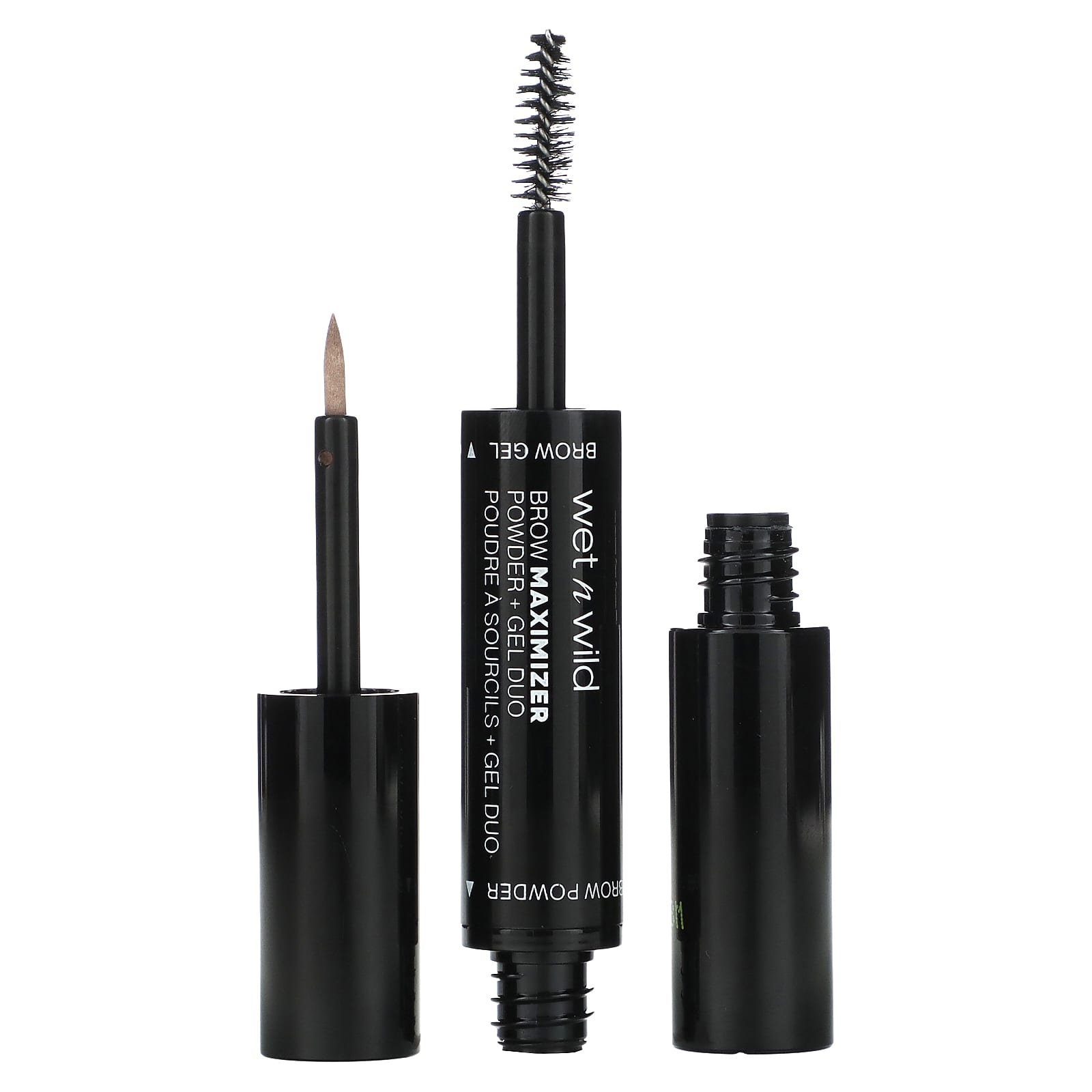 wet n wild-Brow Maximizer-Powder + Gel Duo-Neutral Brown-Powder - 0.02 oz (0.8 g)-Gel - 0.11 fl oz (3.5 ml)