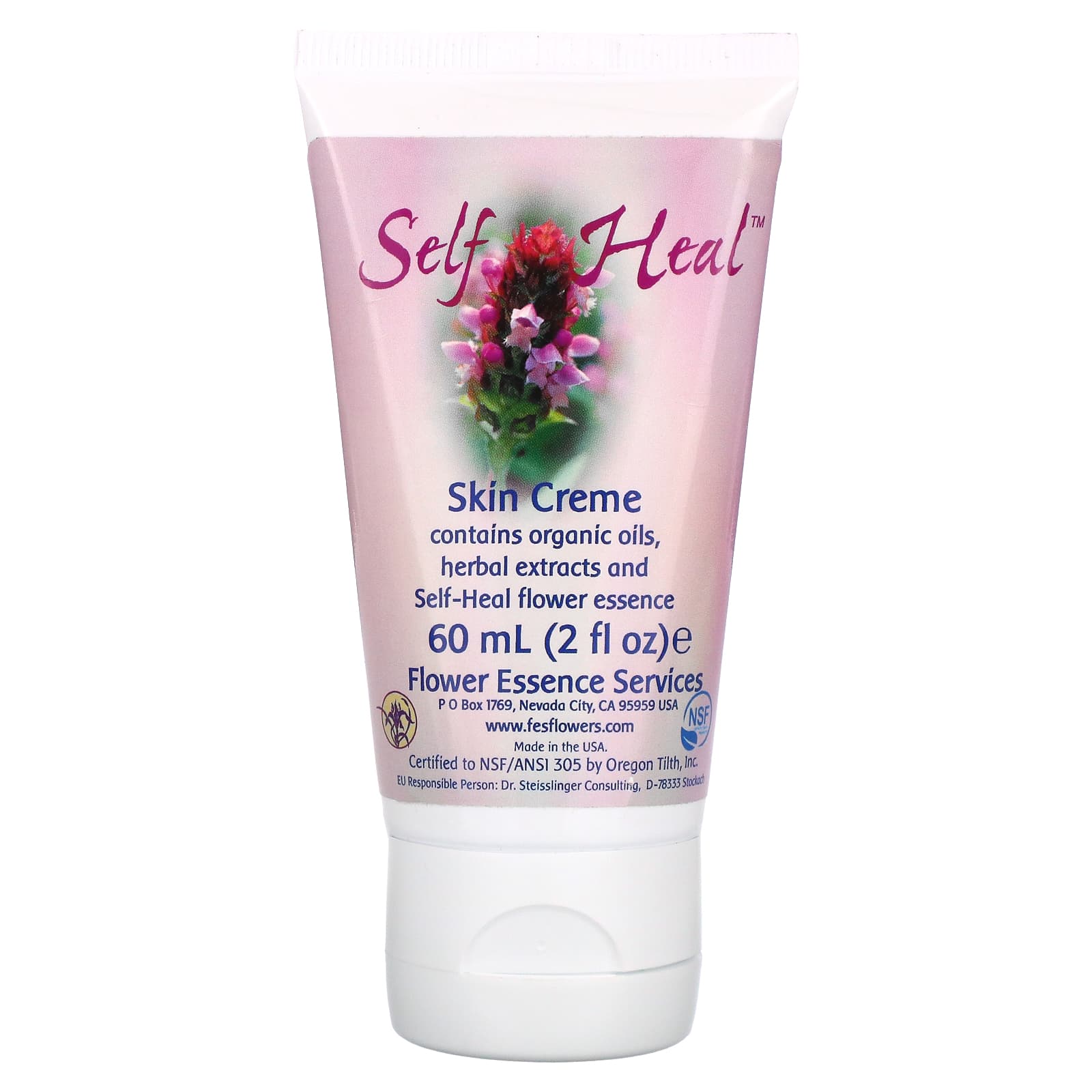 Flower Essence Services-Self Heal Skin Creme-2 fl oz (60 ml)