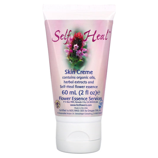 Flower Essence Services-Self Heal Skin Creme-2 fl oz (60 ml)