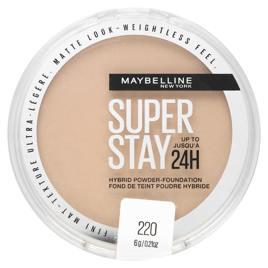 Maybelline-Super Stay-Hybrid Powder-Foundation-220-0.21 oz (6 g)