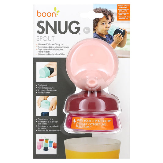 Boon-Snug Spout-Universal Sippy Lid-9 Months +-3 Lids