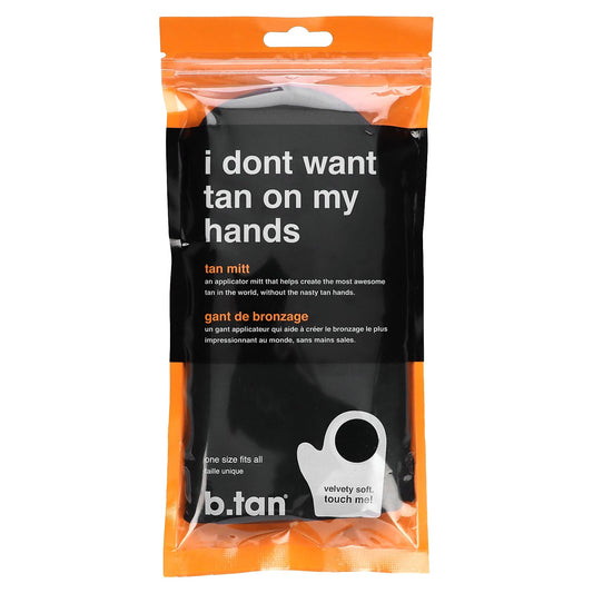 b.tan-I Don't Want Tan on my Hands-Tan Mitt-Black-1 Mitt