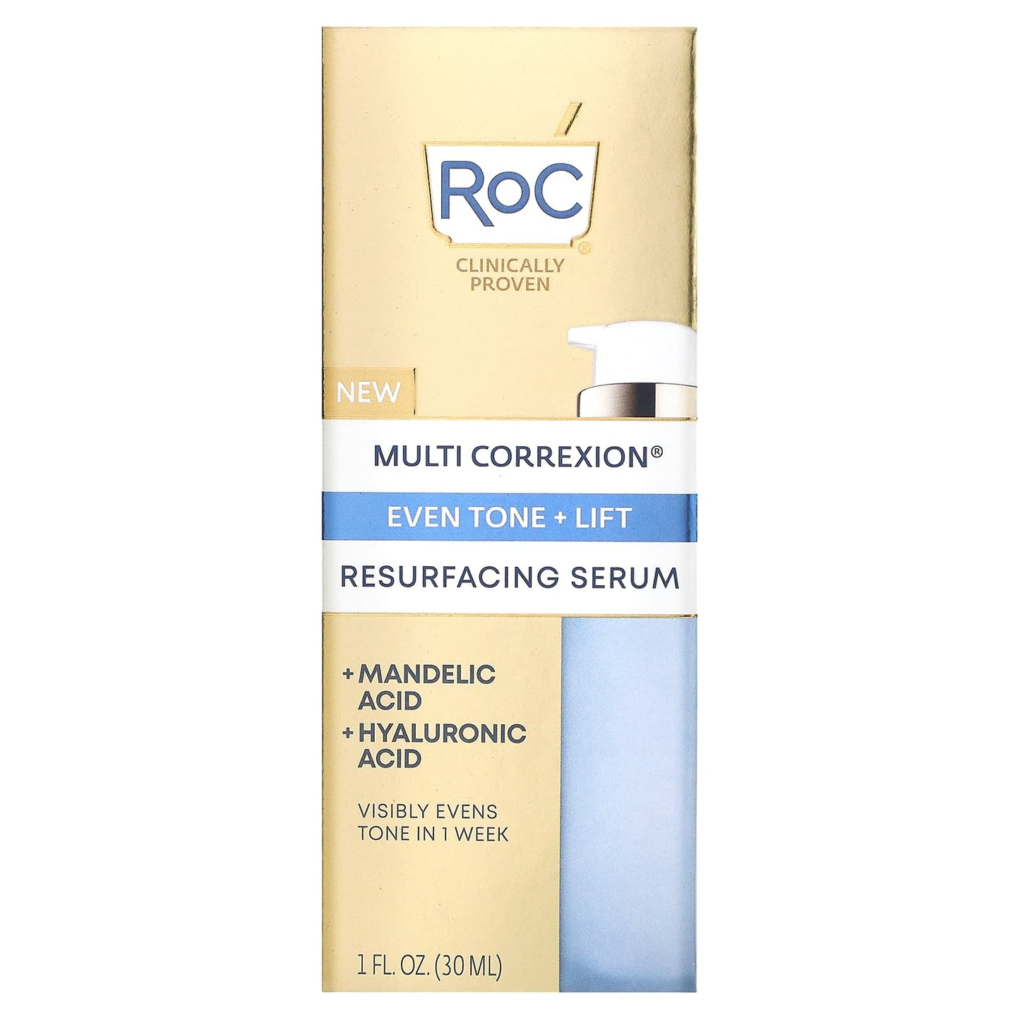 RoC, Multi Correxion, Even Tone + Lift, Resurfacing Serum, 1 fl oz (30 ml)