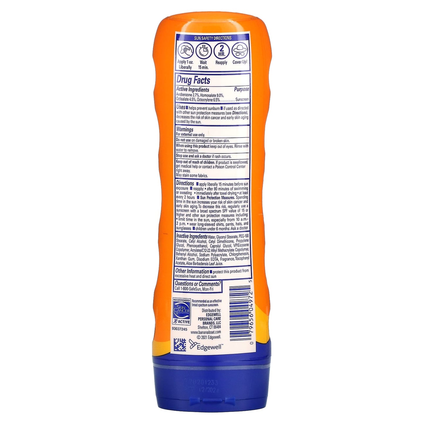 Banana Boat, Sport Ultra, Sunscreen Lotion, SPF 50, 8 fl oz (236 ml)