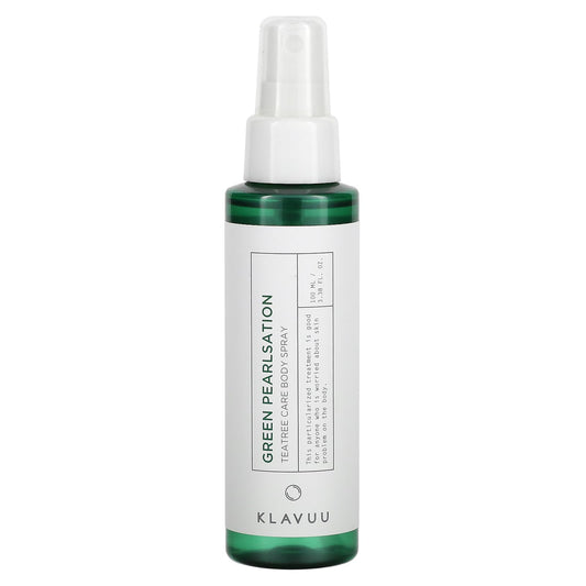 KLAVUU-Green Pearlsation-Tea Tree Care Body Spray-3.38 fl oz (100 ml)