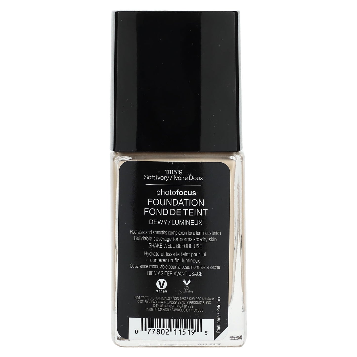 wet n wild, PhotoFocus, Foundation, Dewy, Soft Ivory, 0.95 fl oz (28 ml)