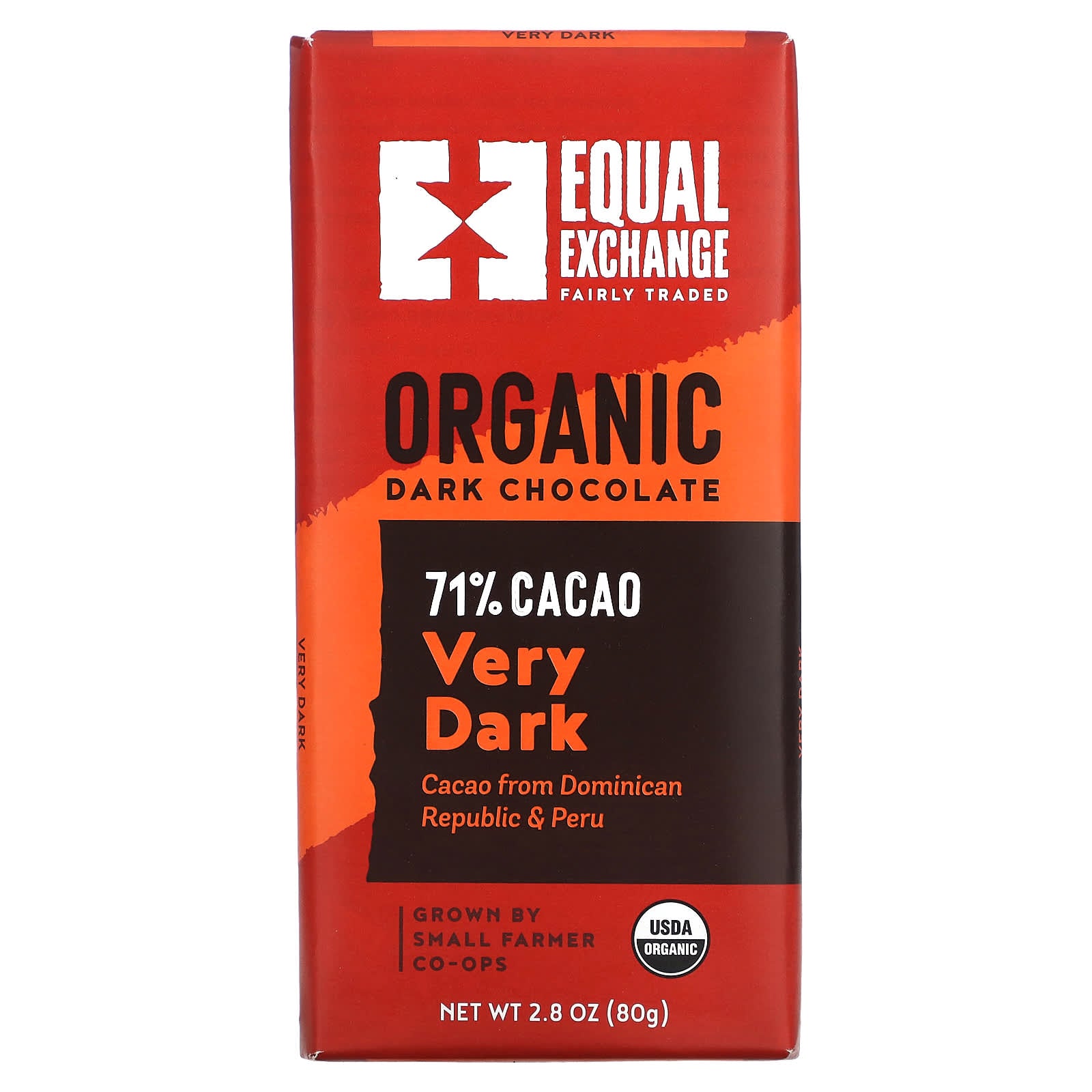 Equal Exchange-Organic Dark Chocolate-Very Dark-2.8 oz (80 g)