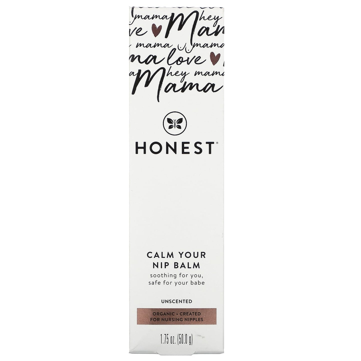 The Honest Company, Calm Your Nip Balm, Unscented, 1.75 oz (50 g)