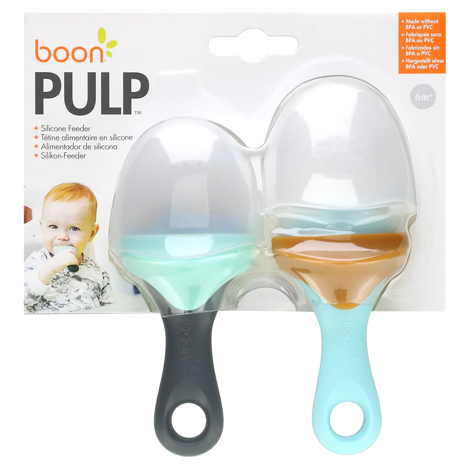 Boon-Pulp-Silicone Feeder-6 Months +-2 Feeders