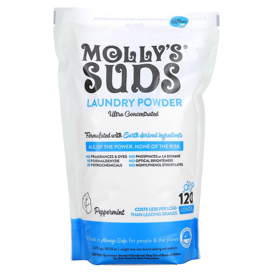 Molly's Suds-Laundry Powder-Ultra Concentrated-Peppermint-80.25 oz (2.275 kg)