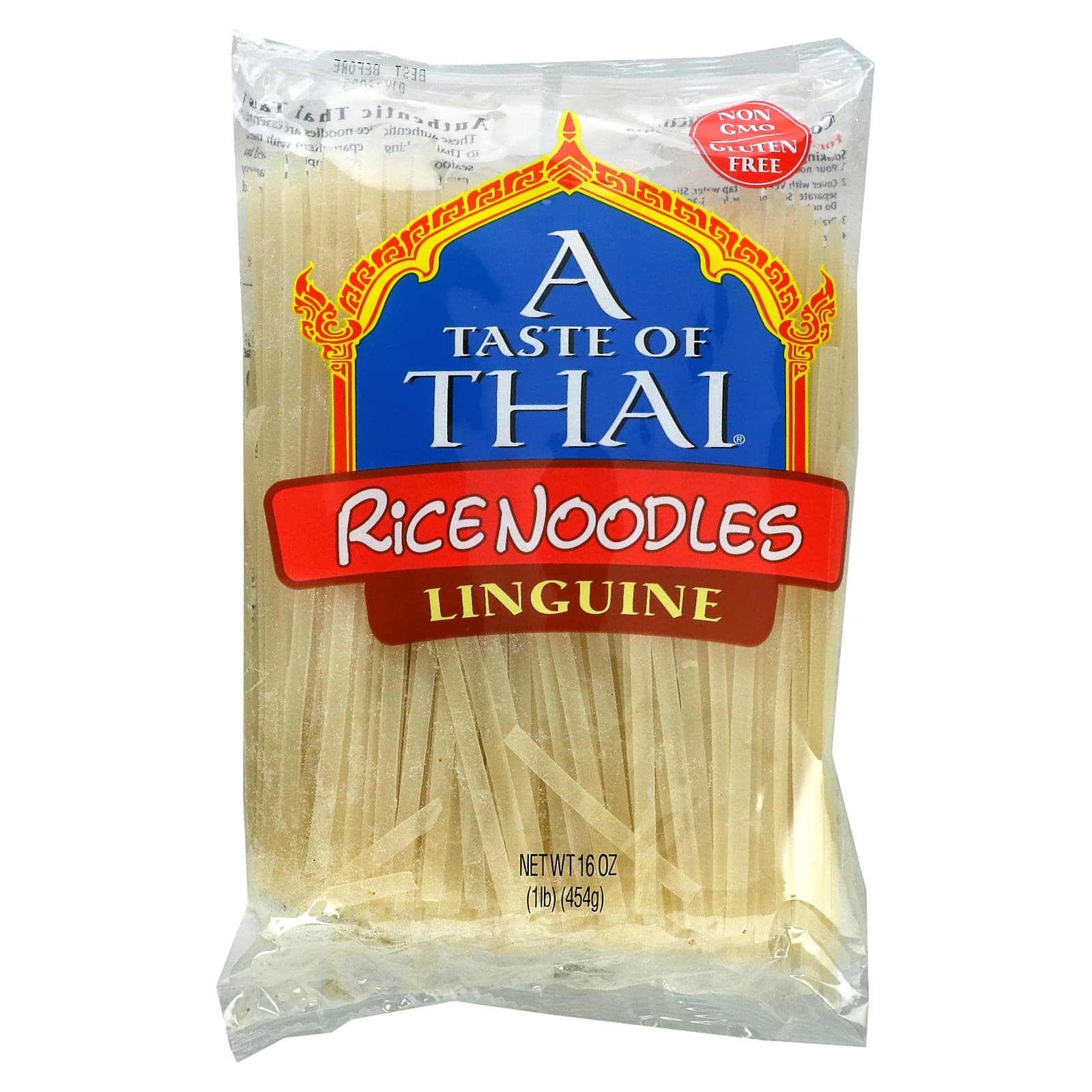 A Taste Of Thai-Rice Noodles-Linguine-16 oz (454 g)