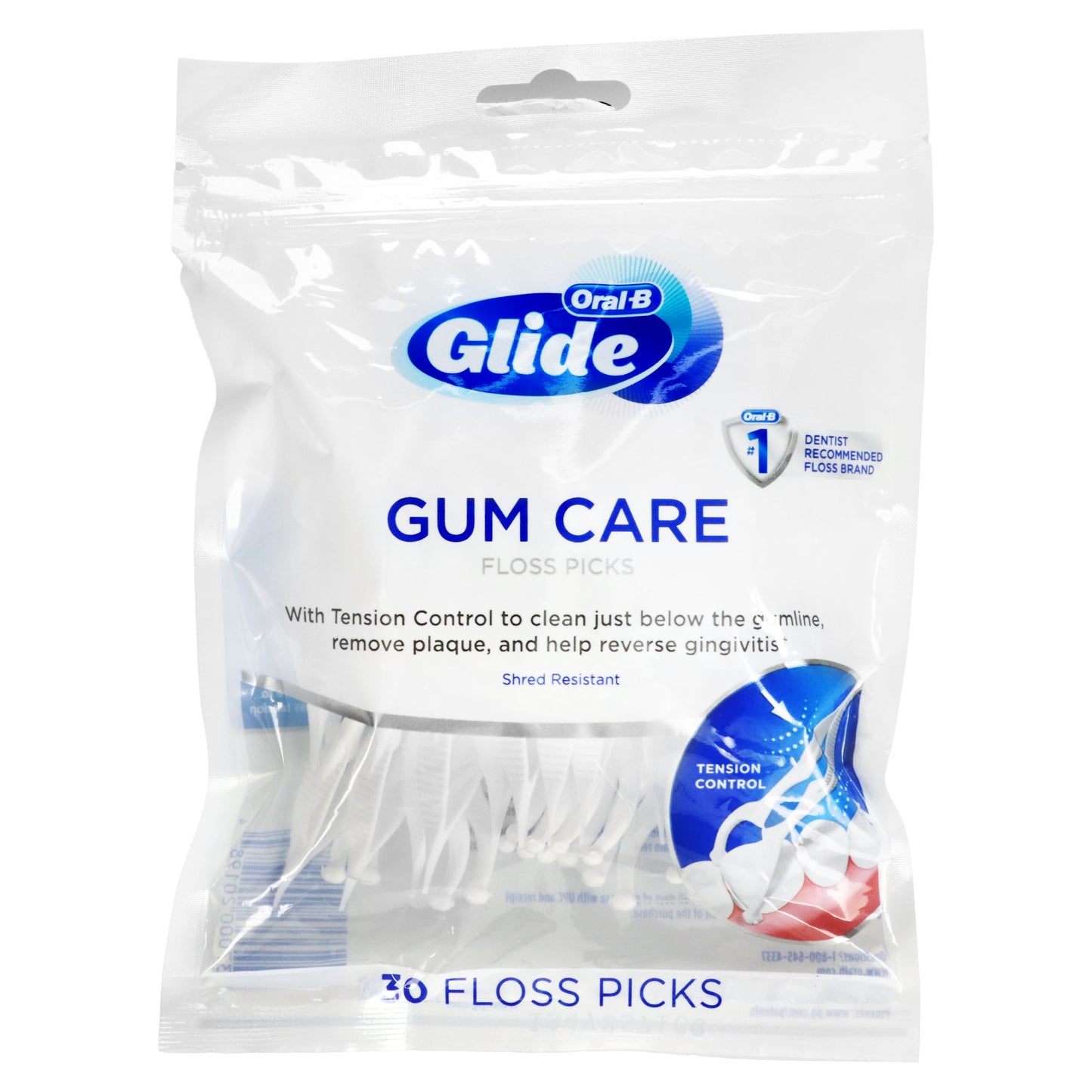 Oral-B-Glide-Gum Care-Floss Picks-30 Floss Picks