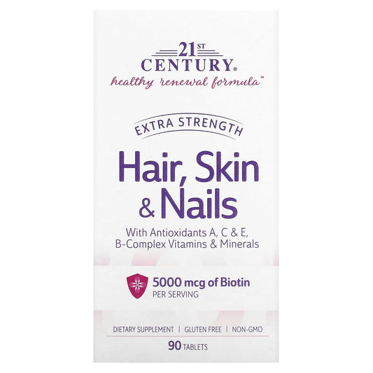 21st Century-Extra Strength Hair-Skin & Nails-90 Tablets