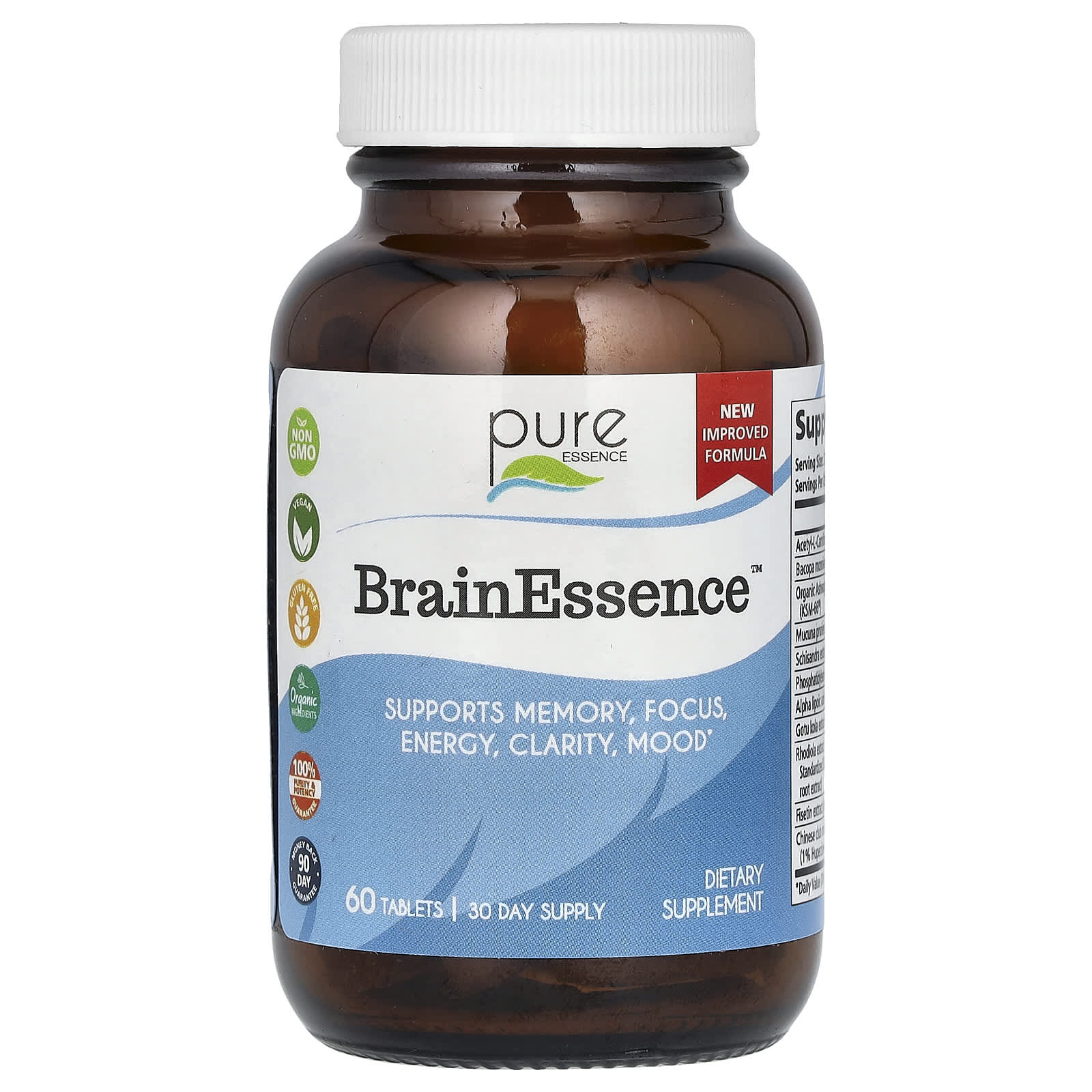 Pure Essence-BrainEssence-60 Tablets