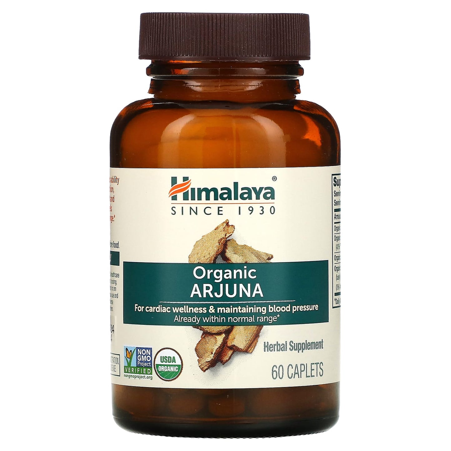 Himalaya, Organic Arjuna, 60 Caplets